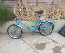 vintage folding bike