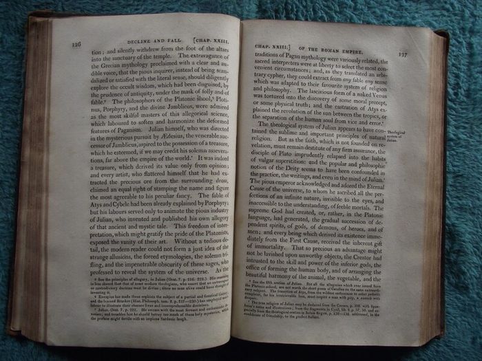 The Decline and Fall of the Roman Empire - Edward Gibbon - Priestley and Weale London - 1822