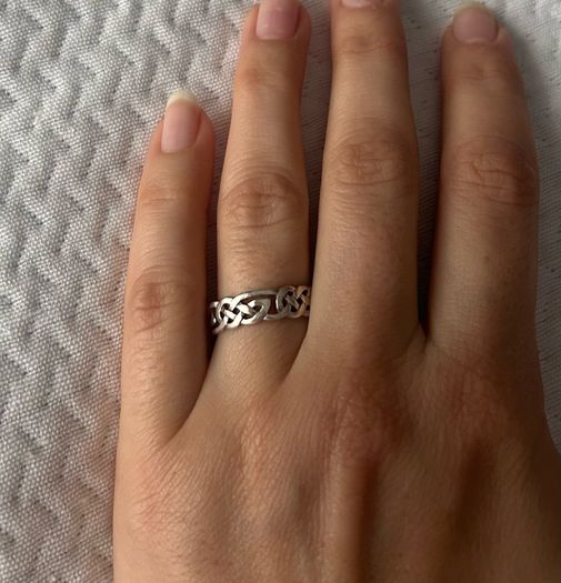 925 Sterling Silver Irish Celtic Ring