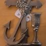 vintage holy water font, West Germany Image 2