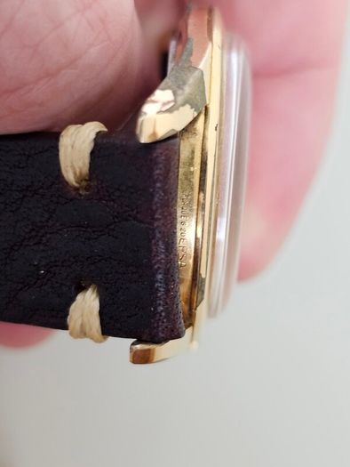 Vintage Swiss Made Richard Incabloc Gold Plated watch 1960s