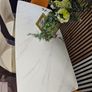 Stone/Ceramics Dining Table with Gold Ends Image 2