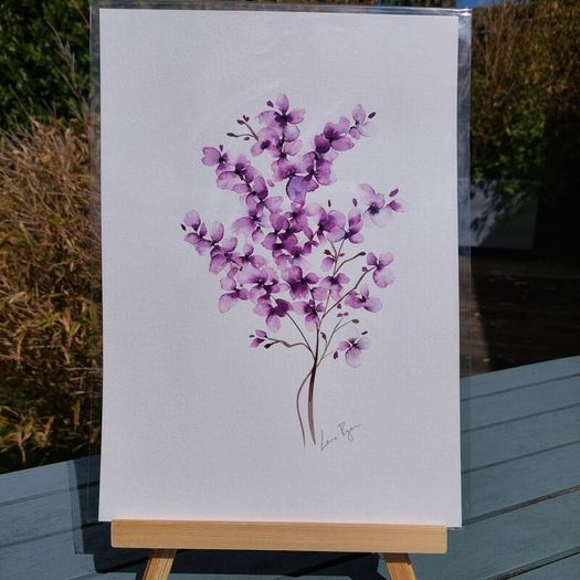 Original Watercolour Floral Painting