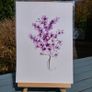 Original Watercolour Floral Painting Image 2