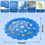 Splash Pad, Sprinkler & Splash Play Mat for Toddlers, Inflatable Outdoor Party Sprinkler Pad Wading Pool with 5 Patches for Kids (FREE POSTAGE) Image 5