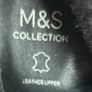 Genuine leather black ankle boots m&s Image 10