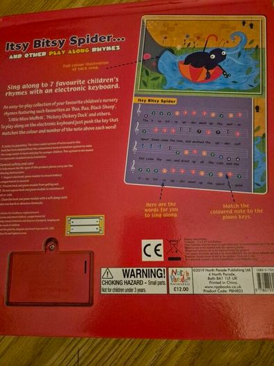Itsy bitsy spider music book