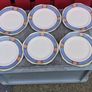 Karmony Shape Rose Pattern Vintage Dinnerware Image 3