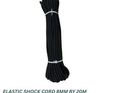 Elastic bungee shock cord 8mm / 20m - Black
