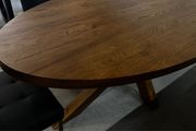 Scandinavian Oval Oak Dining Table 200cm Brand New