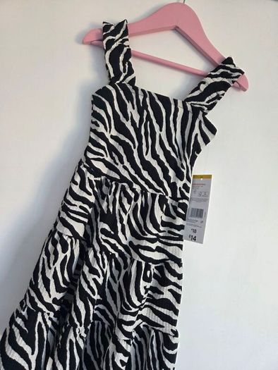 6-7years, With Tags Zebra-Print Summer Dress