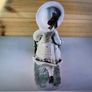 Fine Porcelain Girl With Flower Cart Vintage Lenwile Ardalt Art Ware ROC Japan Image 4
