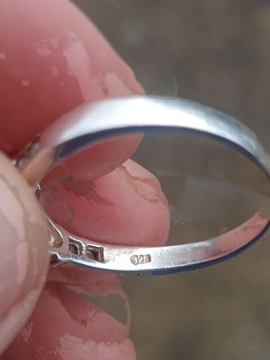 Emerald and CZ Sterling Silver Claddagh Ring