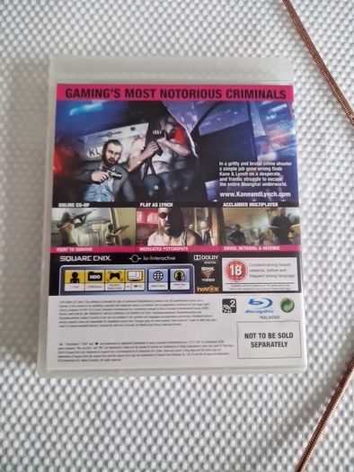 Kane & Lynch Dog Days 2 Limited Edition PlayStation3 Ps3 Games Original