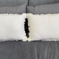 J-Line pillow cushion - 100% cotton