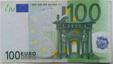 European Union 100 Euro Prefix X (Germany)