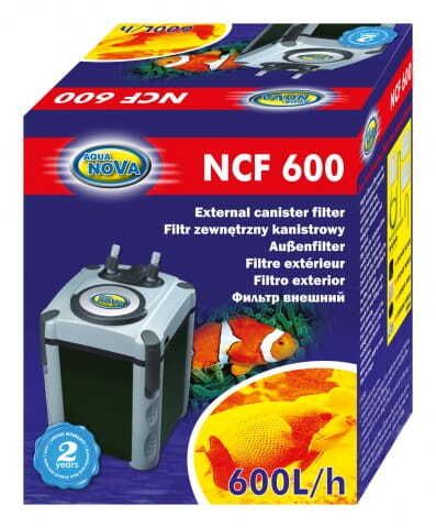 Aqua Nova NCF-600 External Filter for Aquarium 50-150L