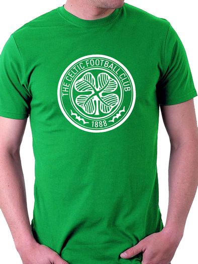 Celtic FC Football printed Crest T-Shirt TEE TOP SHIRT