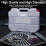 BRAND NEW Multifunction 120Pcs CR-V Auto Repair Tool Box Set Torque Ratchet Wrench Combo Tools Kit Image 2