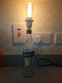 Aperol Spritz Bottle Lamp