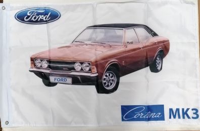 Ford Cortina Mk3 Flag.(Brown).
