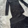 Black long sleeve dress Image 3
