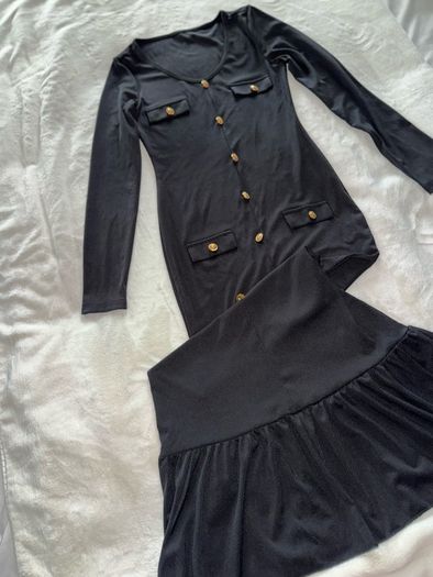 Black long sleeve dress