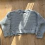 TIFFOSI pastel blue cropped fluffy jumper size S Image 3