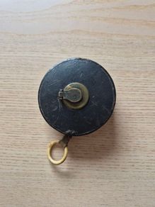 Vintage Leather Wrapped 40 Feet Tape Measure