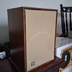 Wharfedale denton 2 stereo speakers bookshelf pair fully refurbished, recapped crossovers, repainted cabinets and fitted new grills material