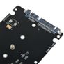 Black B key Socket 2 M.2 NGFF SATA SSD to 2.5 SATA Adapter Card with Case Image 7