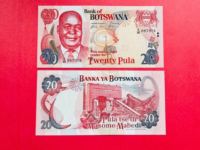 Botswana   20  Pula  2006  Pick  27b ( Uncirculated )