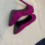 Purple / fucsia high heels stilettos like new Image 2