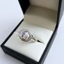 Brand New 9ct White Gold Dress Ring Image 3