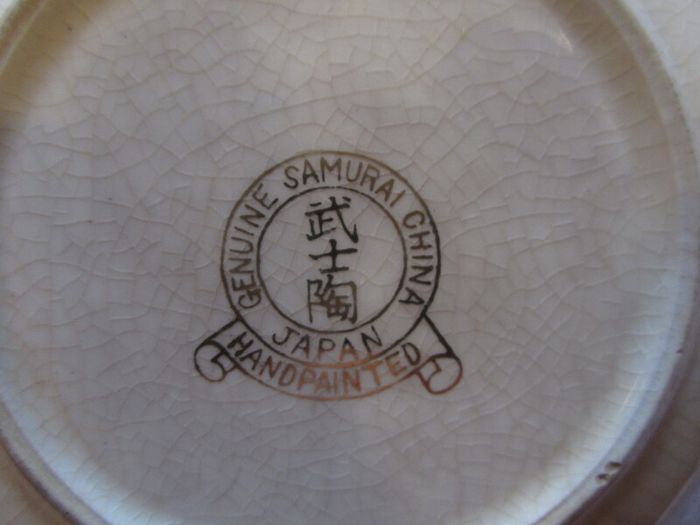 RARE VINTAGE Genuine Samurai china, handpainted
