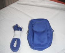 "Revlon International Blue Travel Shoulder Bag