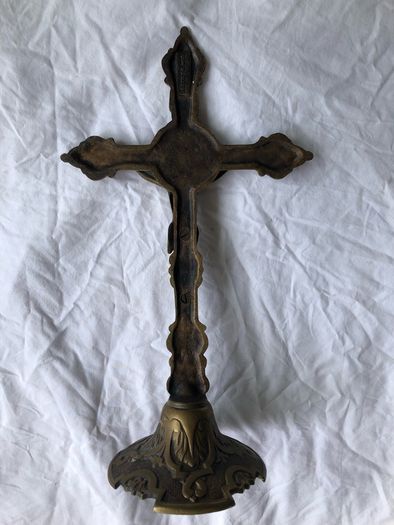 Large Brass Crucifix