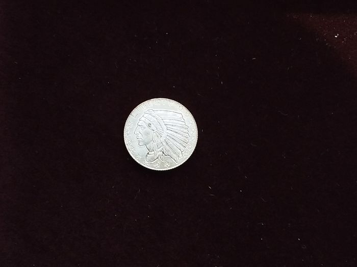 1/10 oz Incuse Indian Silver Round (.999 Fine Silver)- Golden State Mint