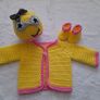 Handmade baby cardigan sets 0-3 months Image 5