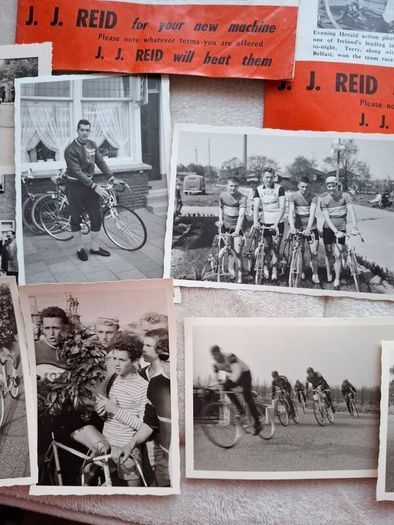 Vintage Cycle Race Tour De France MEMORABILIA PHOTOS &, Negatives ,  FOOD BAG , PROGRAMMES phoenix Park Dublin 1961 , Even 1962 Licenses of a competitor   LAST ONE OF TWO SETS  !