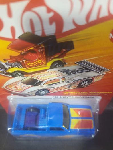 Hot Wheels The Hot Ones 1983 Chevy Silverado Pickup Blue VHTF