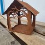 Corten steel hanging bird feeders Image 7