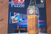 3D shaped puzzle of Big Ben
