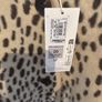 Marks and Spencer faux leopard print soft hair jacket Image 4
