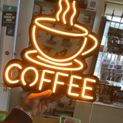 Large COFFEE NEON sign for Coffeeshops and Bars