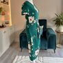Brand-New Green Floral Dress with Short Sleeves Size Medium UK 10 / EU 38 Image 7