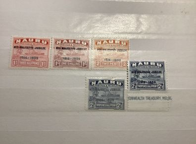 stamps  Nauru