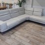 Real leather L shaped sofa from karl's furniture (vigore) Image 3