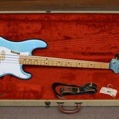 Fender Precision Special Bass with Maple Fretboard 1980 OHSC Lake Placid Blue