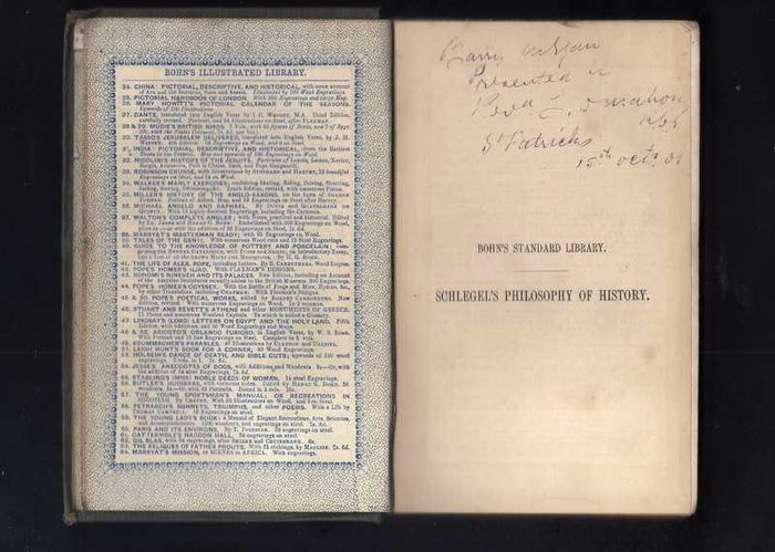 The Philosophy Of History - Federick Von Schlegel.